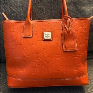Dooney and Bourke Retro embossed Russell tote